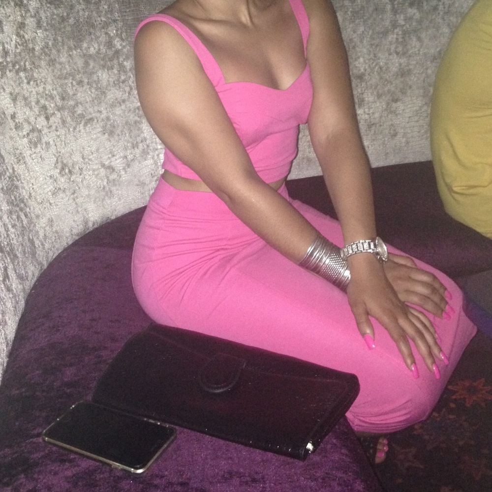 Pink two piece cotton Set